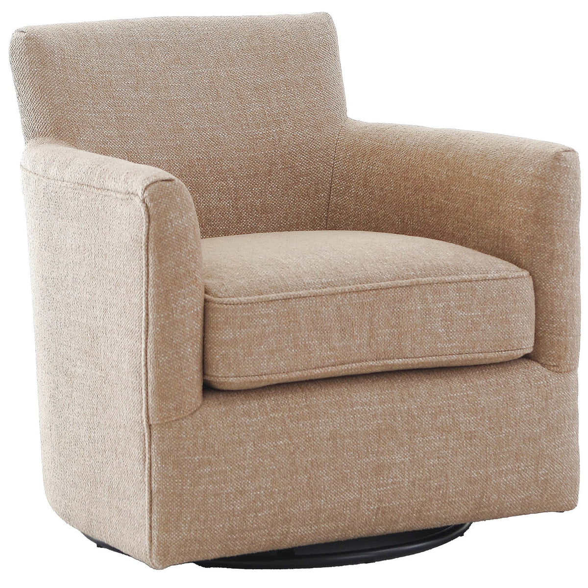 Paxford Swivel Chair in Camel