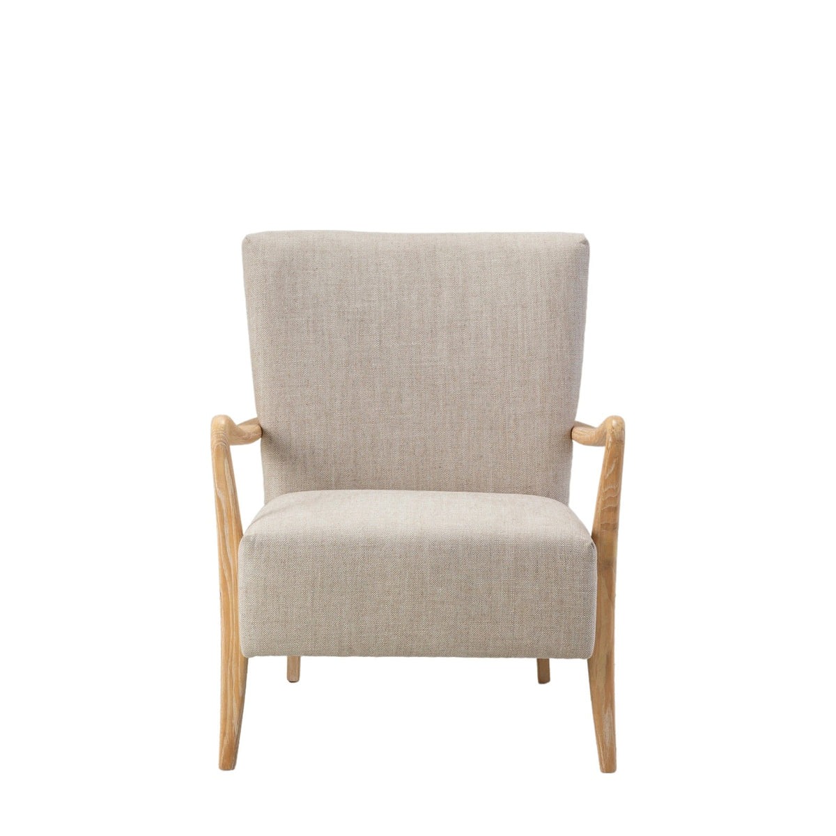 Keats Armchair in Natural Linen