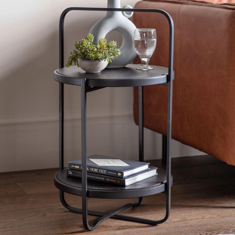 Surrey Black Side Table
