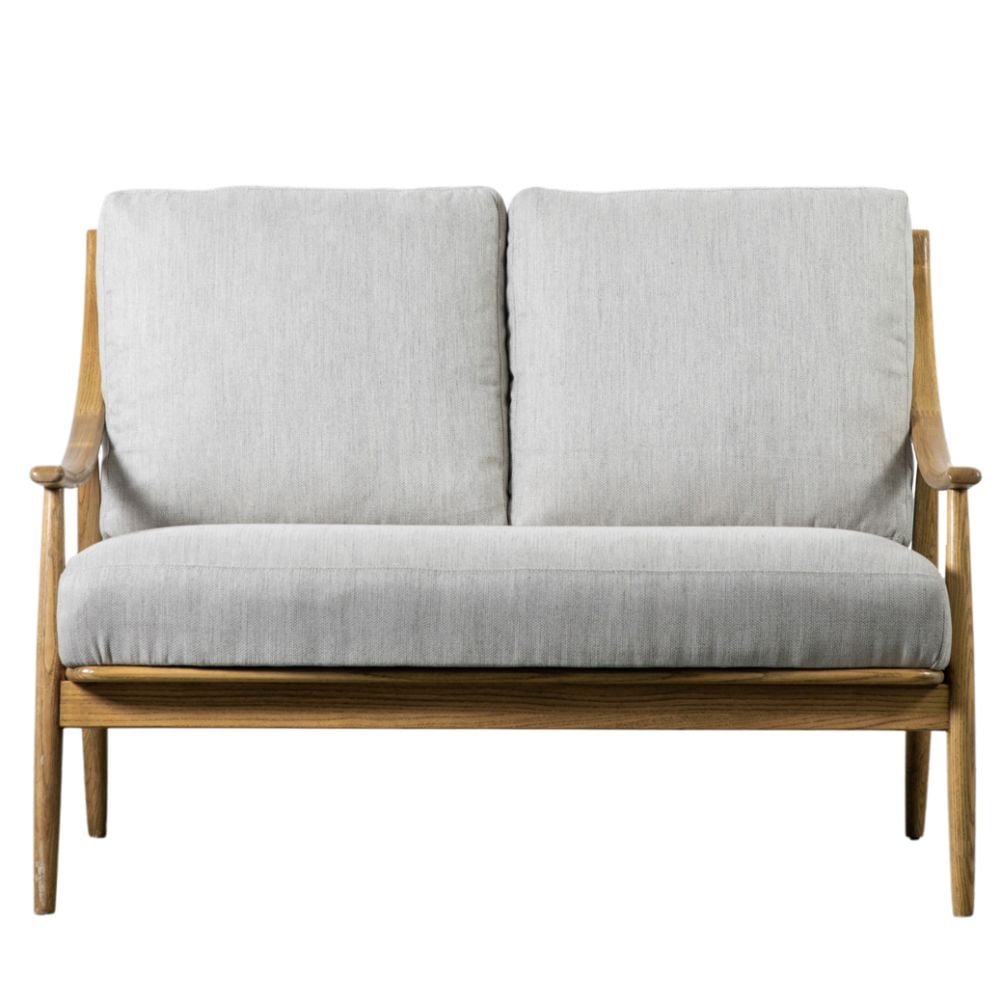 Millow 2 Seater Natural Linen Sofa