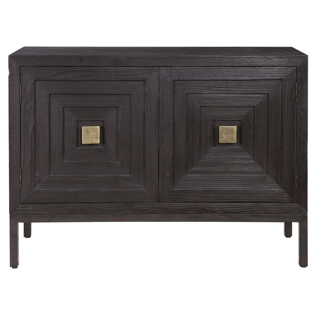  Aiken Dark Walnut 2 Door Cabinet