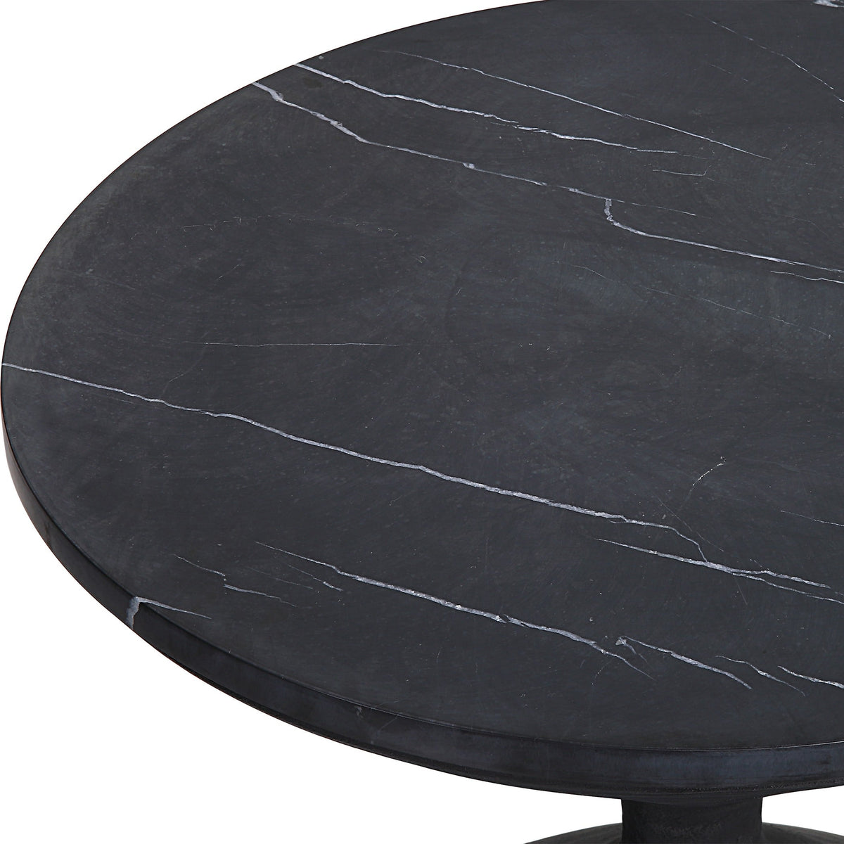 Time's Up Hourglass Shaped Side Table
