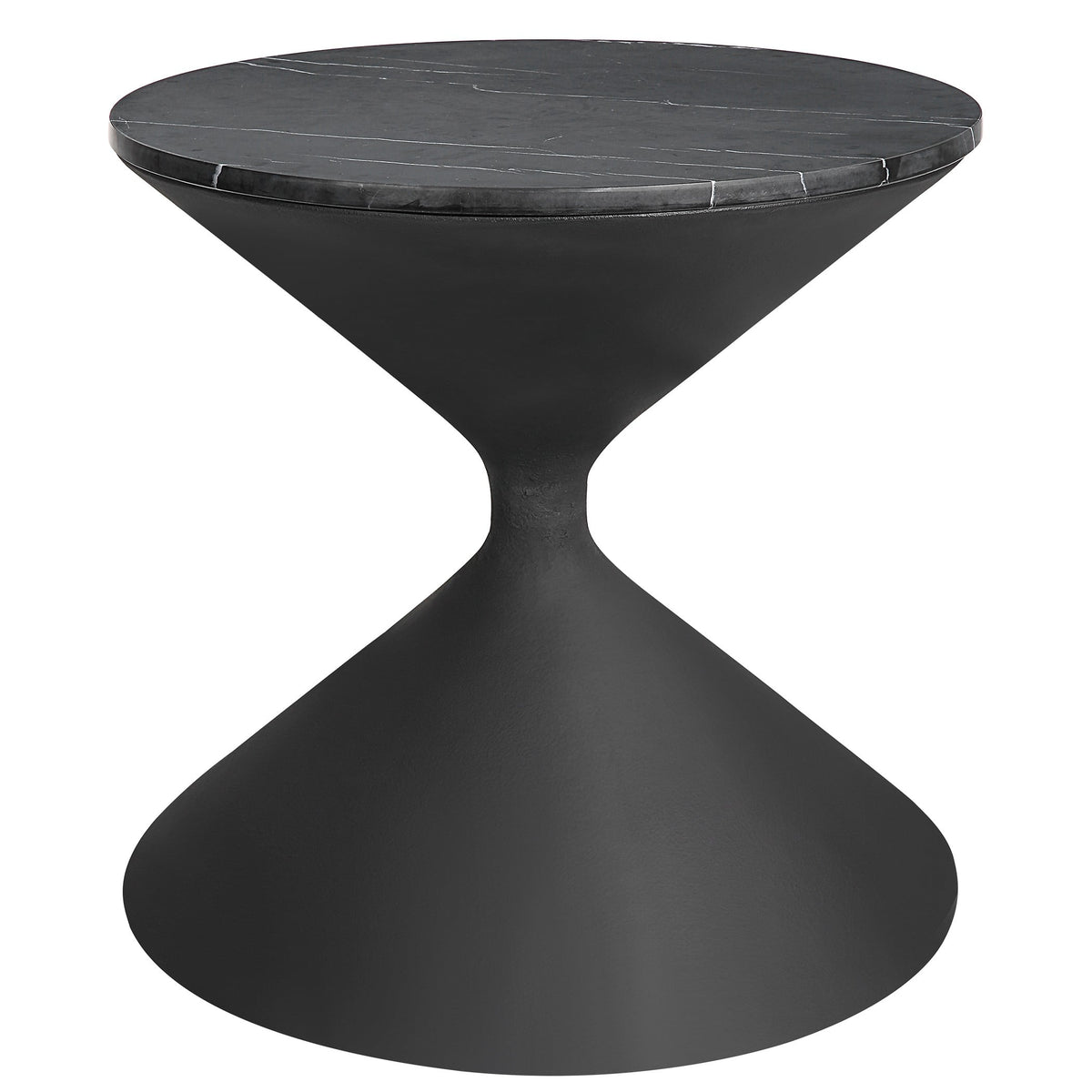  Time's Up Hourglass Shaped Side Table