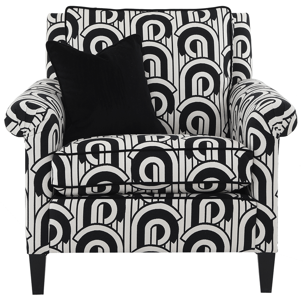 Gabrielle Chair in Solitaire Noir Made To Order