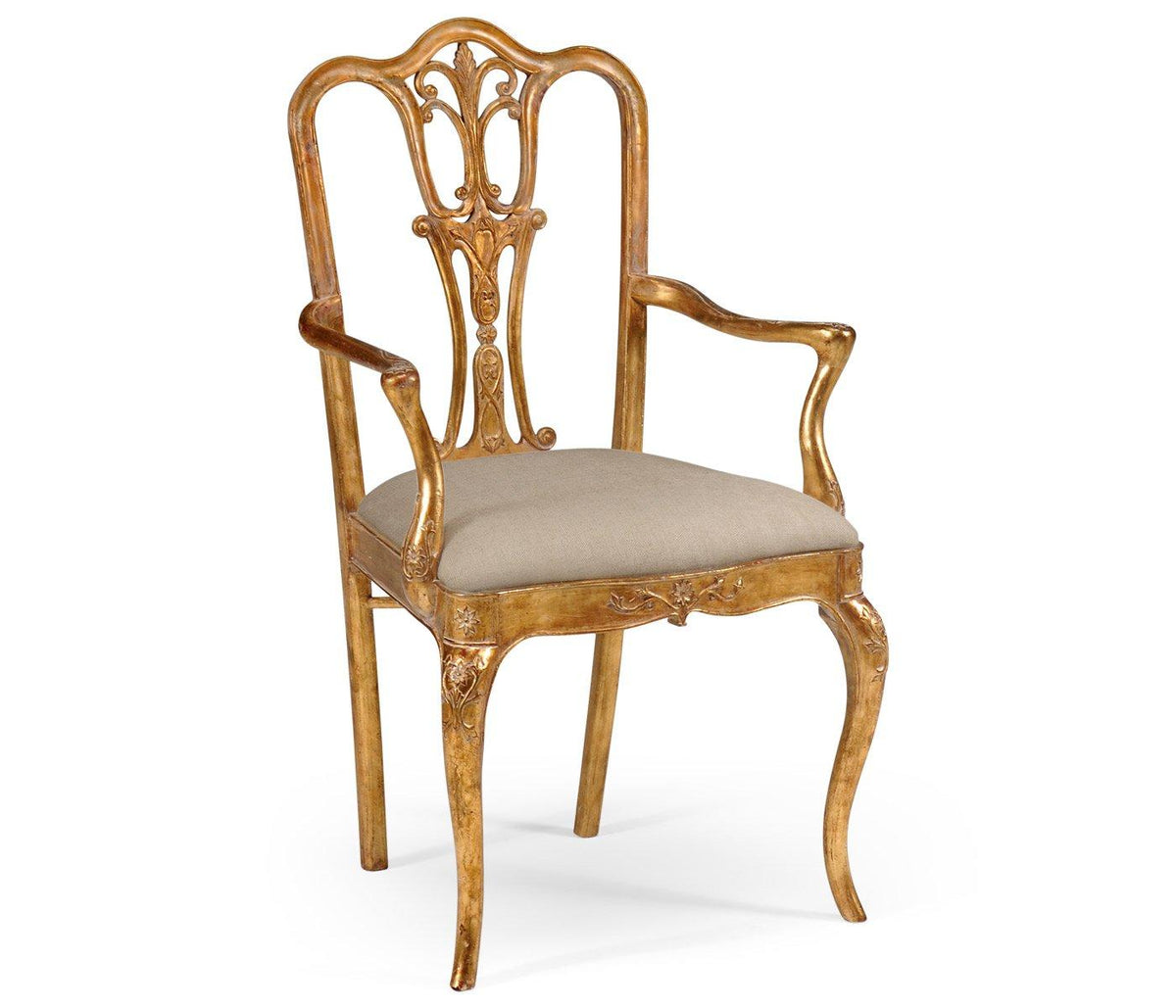 Dining Chair with Arms Louis XV -  Antwerp