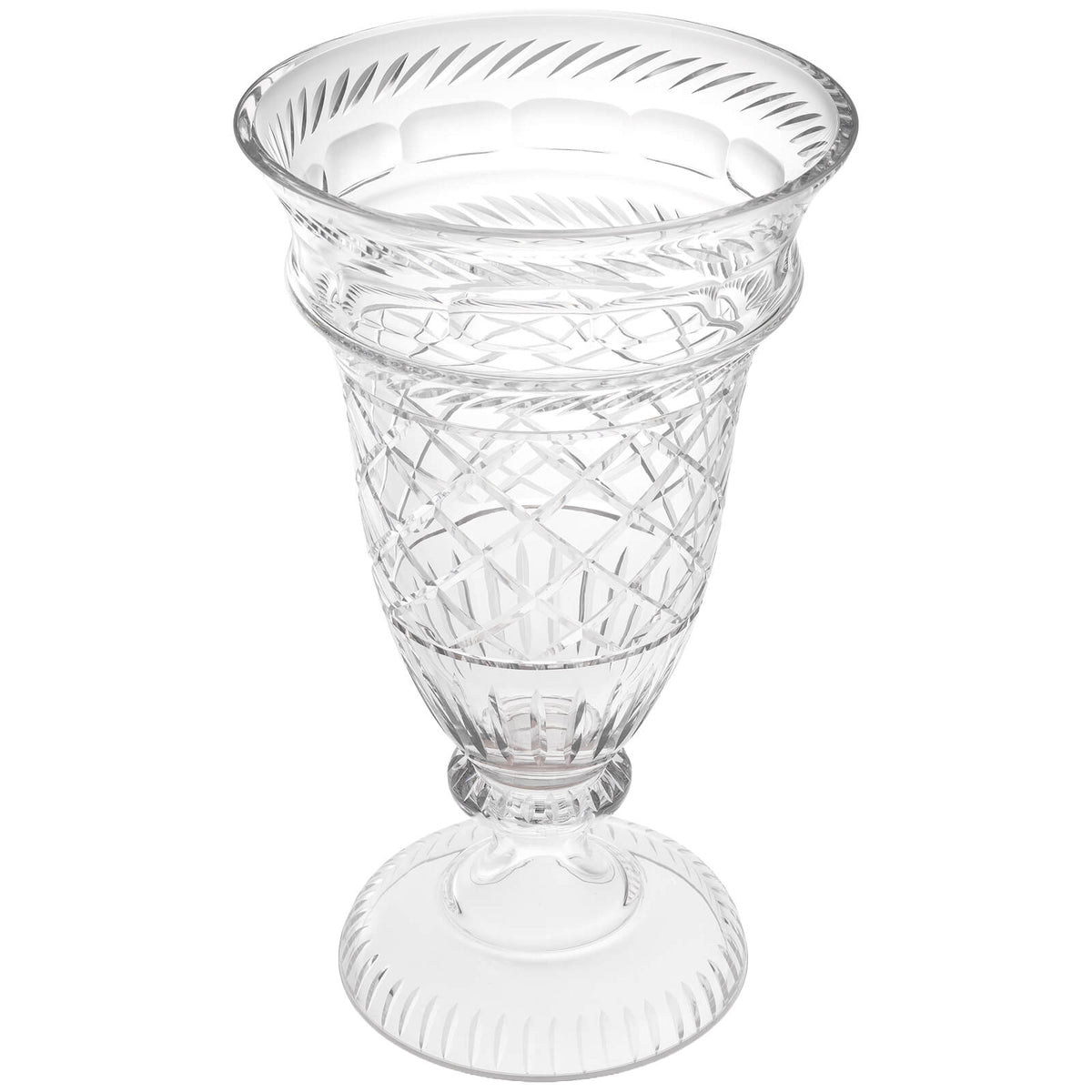 Gravon Vase in Clear Glass