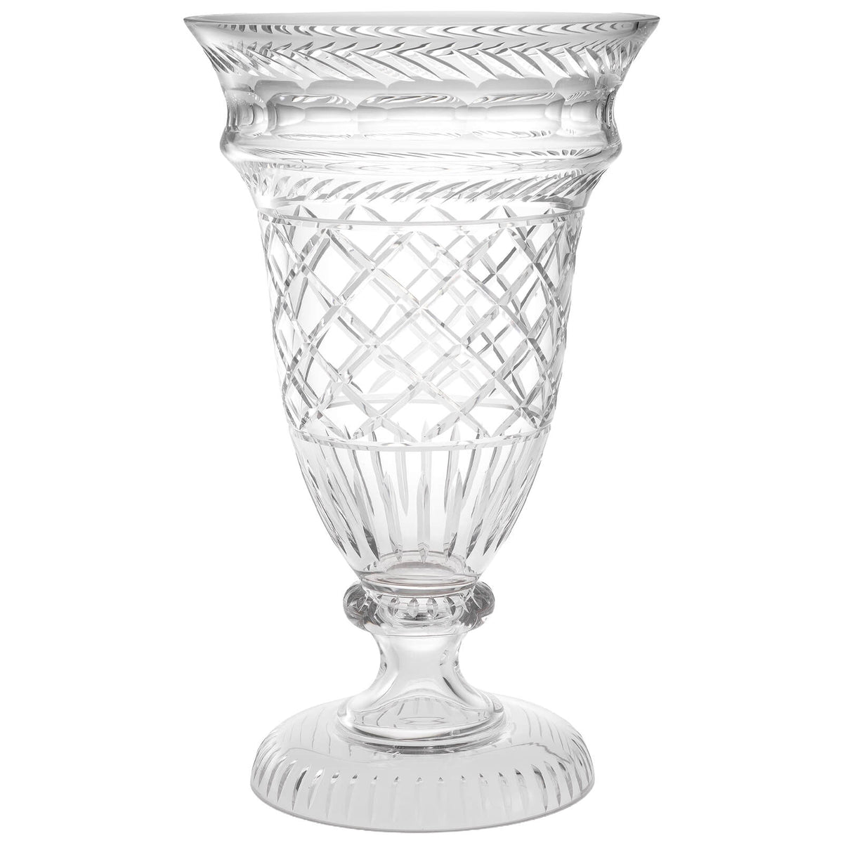 Gravon Vase in Clear Glass