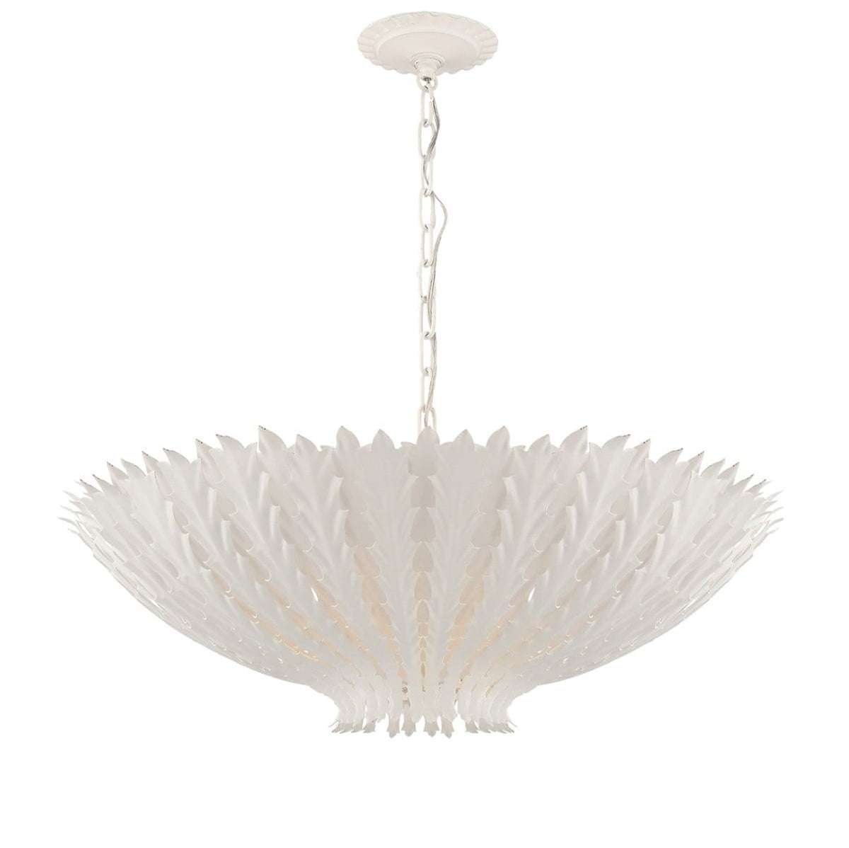 Hampton Medium Chandelier | Plaster White