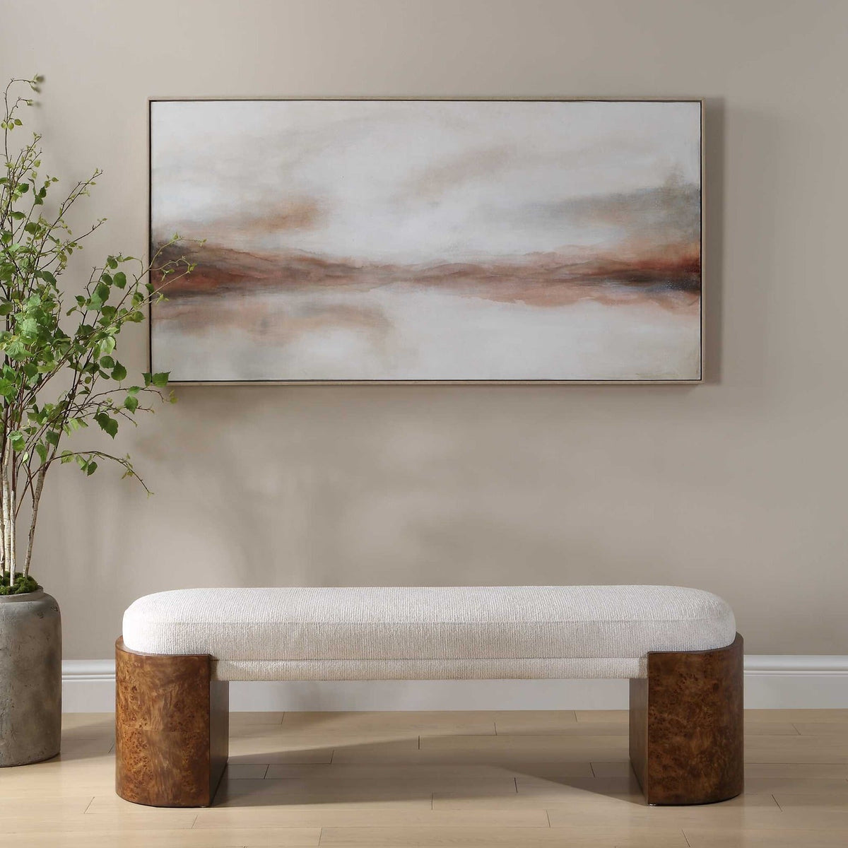 Haze In The Horizon Landscape Painting