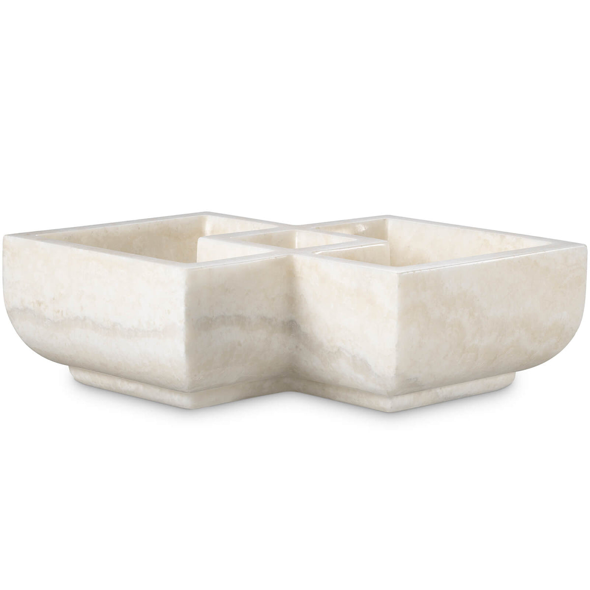 Heber Bowl in White Marble