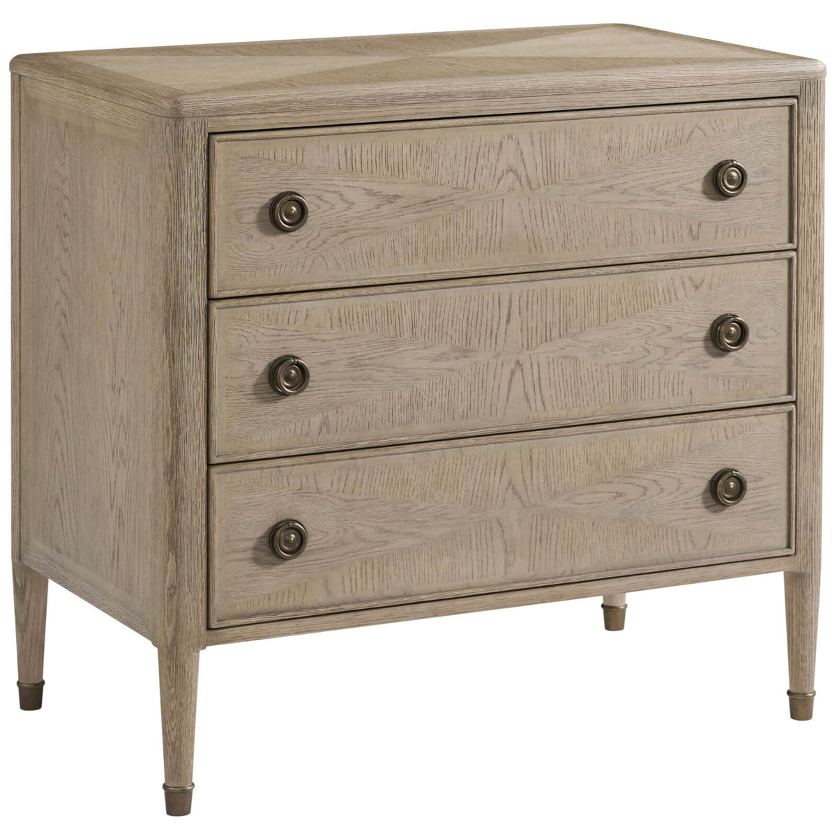 Hillcrest Bedside Table in Riverwash Oak
