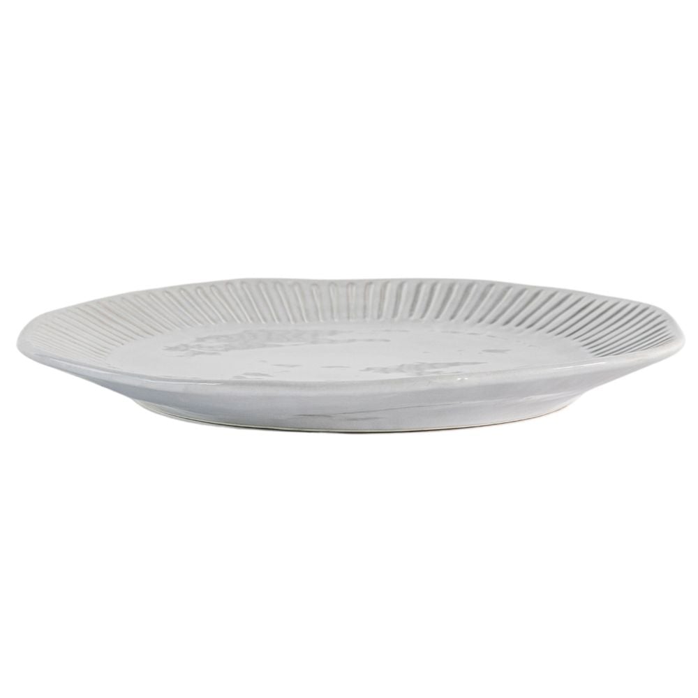 Agatha Set of 4 Ridged Dinner Plates