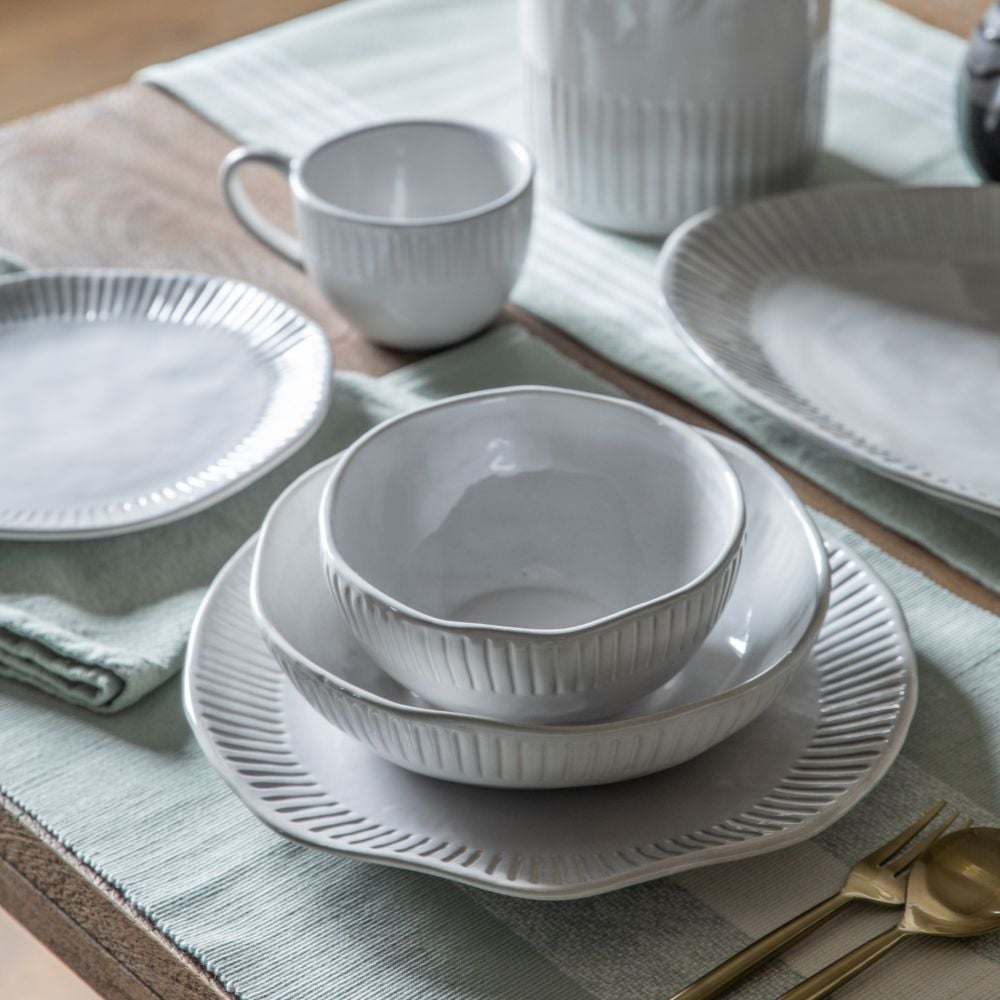 Agatha Set of 4 Ridged Bowls
