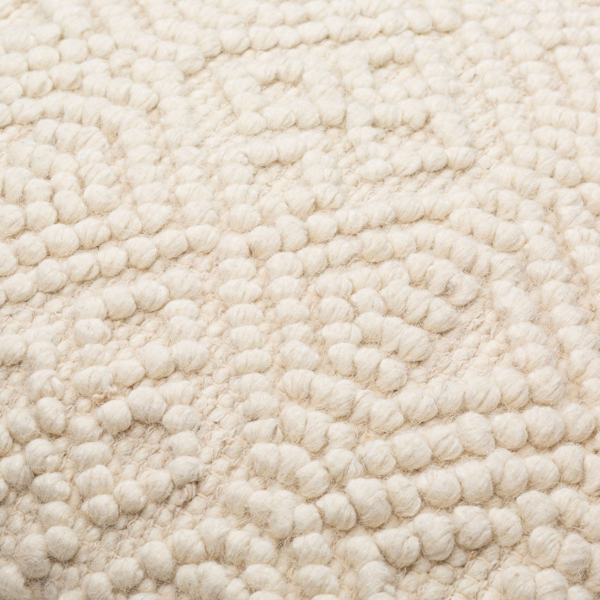 Hygge Hand Woven Cushion in Cream - 51 x 51 cm