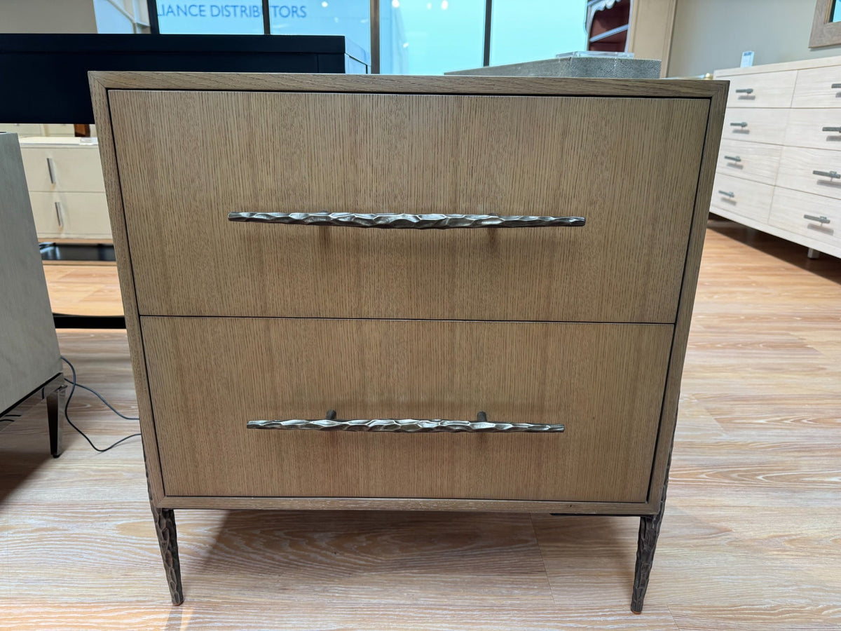 Outlet Theodore Alexander Essence Two Drawer Bedside Table