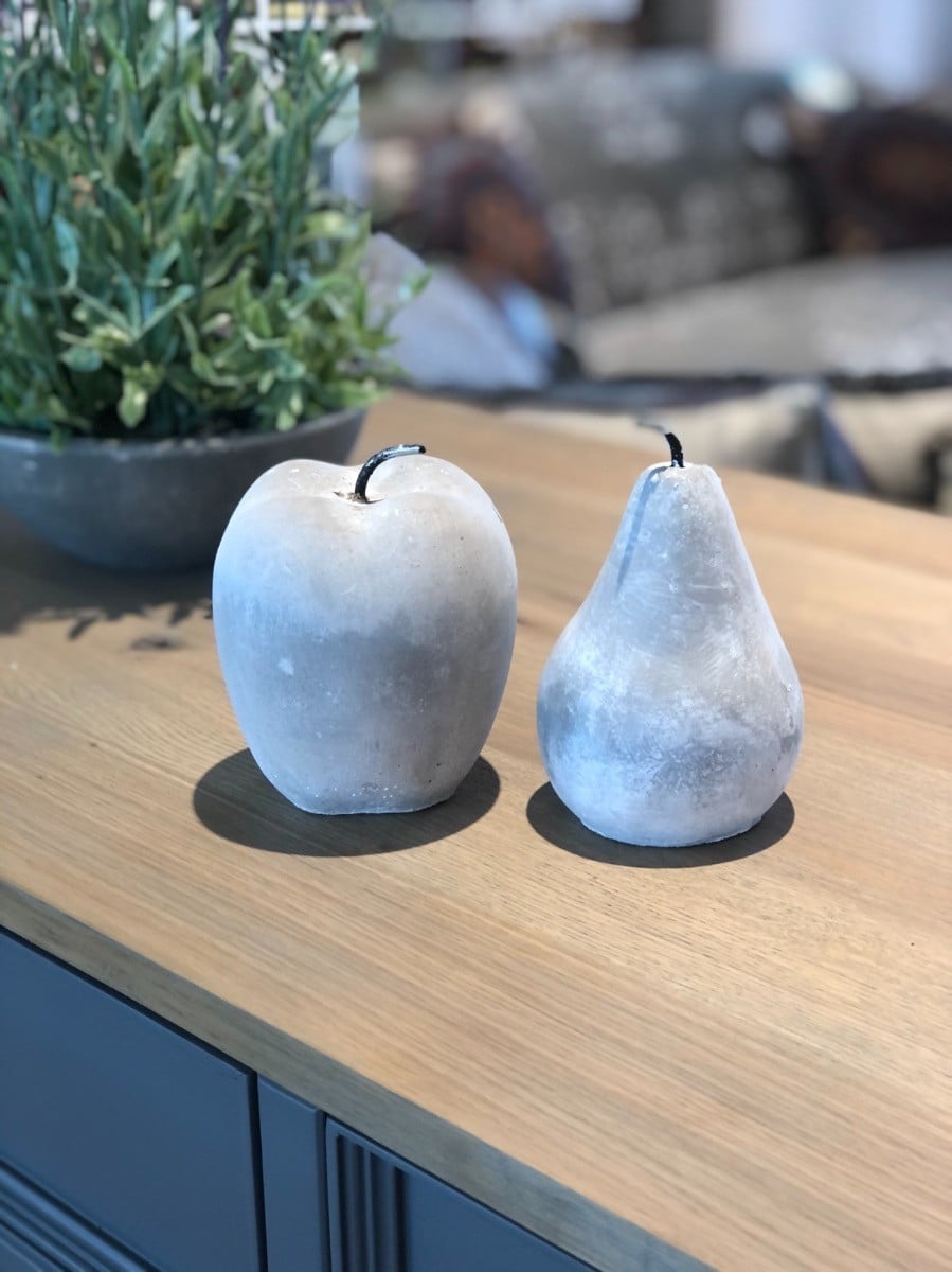 Apple & Pear Ornament Set