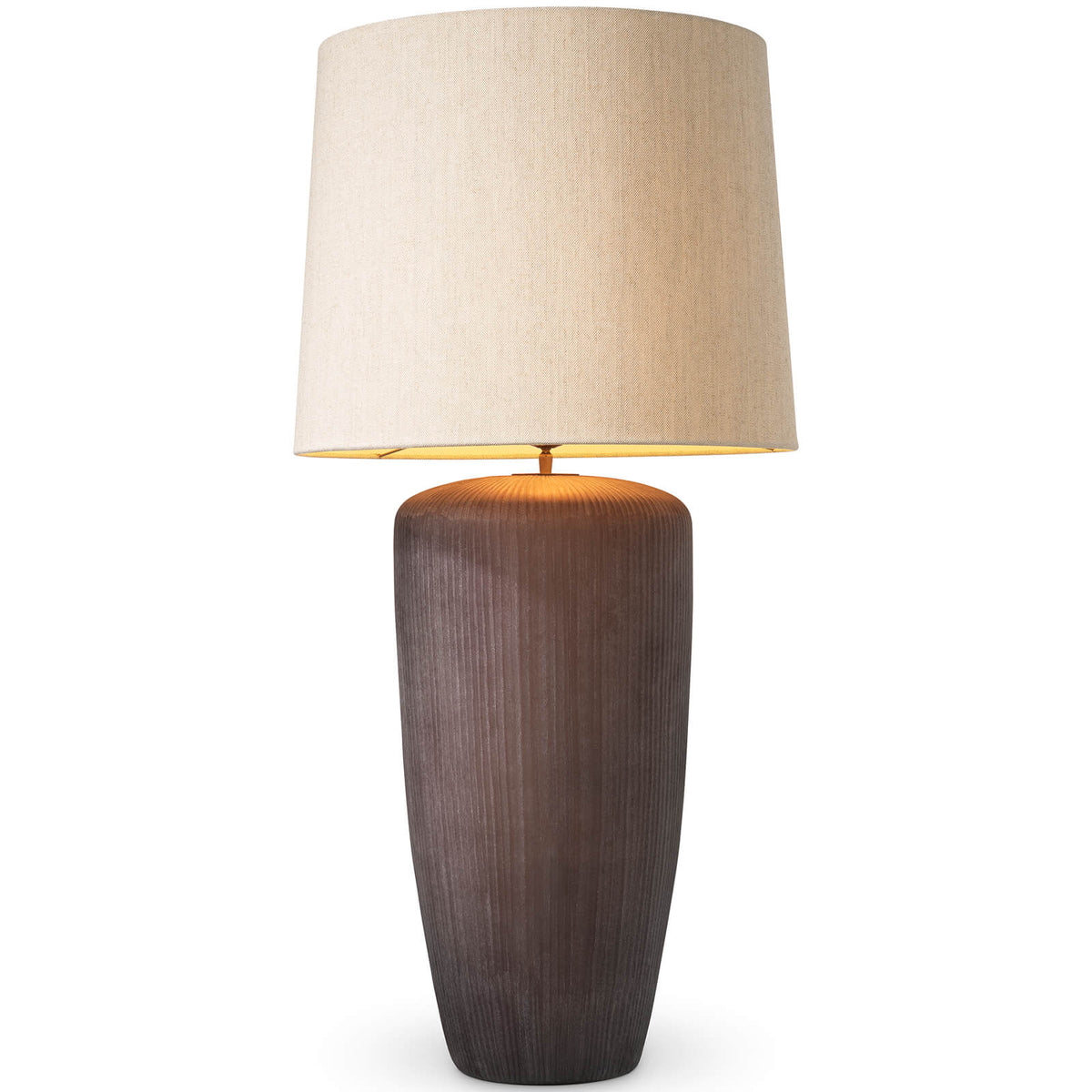 Isandro Glass and Stone Table Lamp