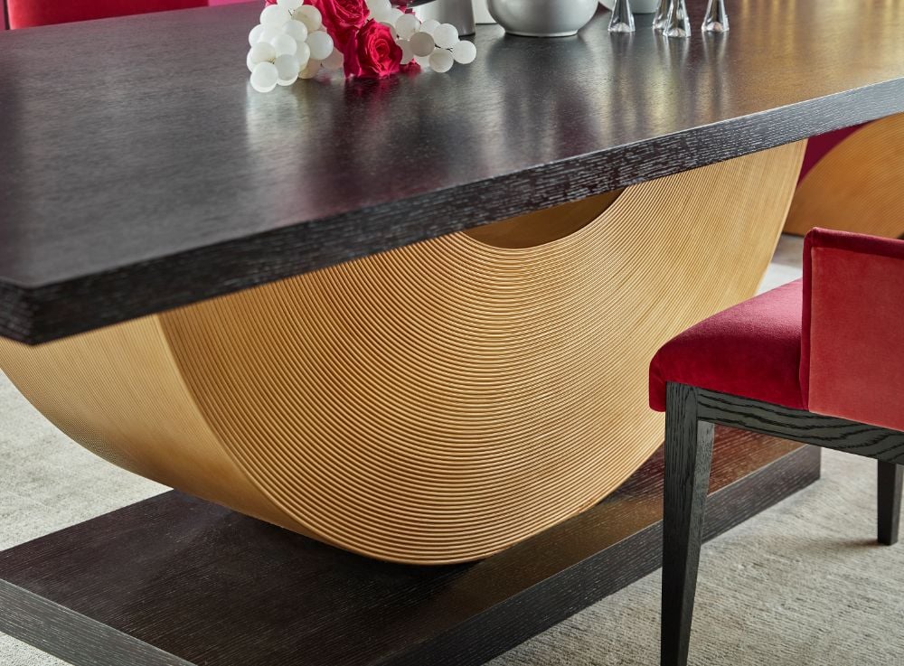 Reed Rectangular Dining Table