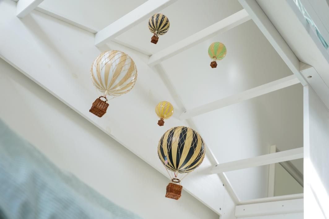 Floating The Skies Small Hot Air Balloon Yellow