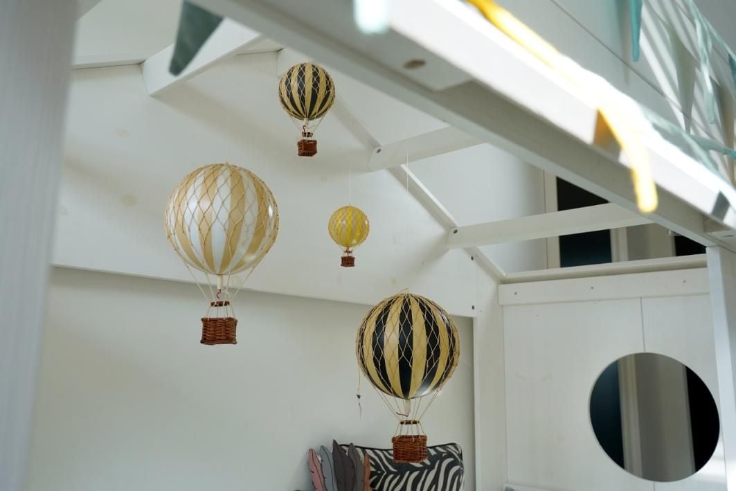 Floating The Skies Small Hot Air Balloon Yellow