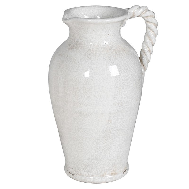 Pavilion Chic Jug White Distressed Medan
