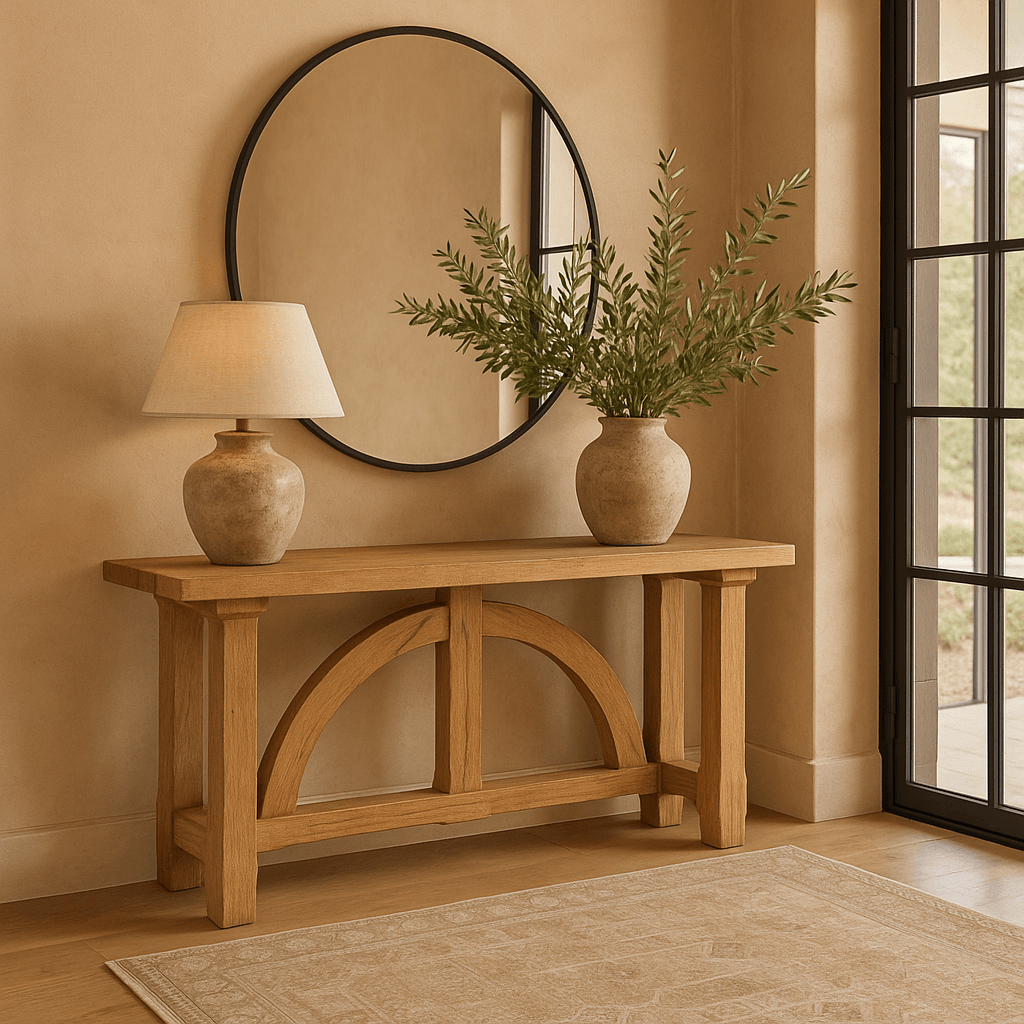 Ironbridge Solid Oak Console Table