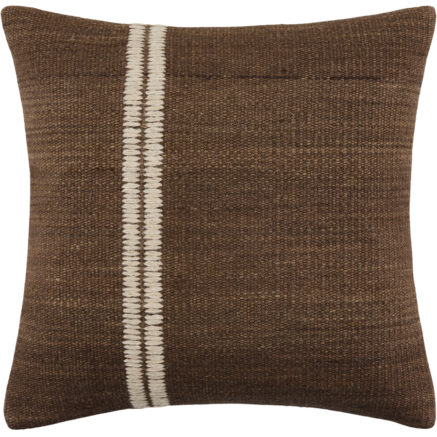 Jundah Woven Cushion in Brown - 51 x 51 cm