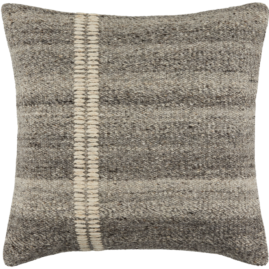 Jundah Woven Cushion in Grey - 51 x 51 cm