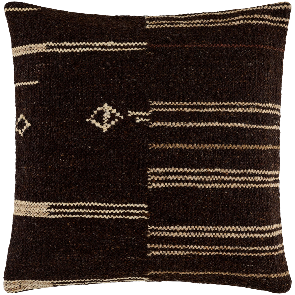 Solea Hand Woven Cushion in Dark - 51 x 51 cm