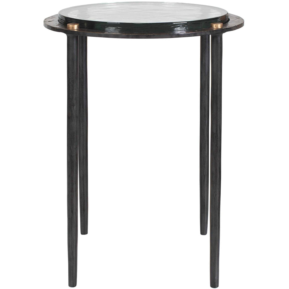 Kennington Round Glass Side Table