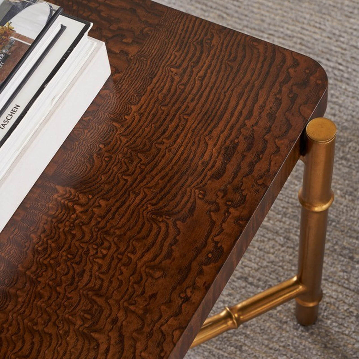 Kesden Coffee Table in Ash Burl