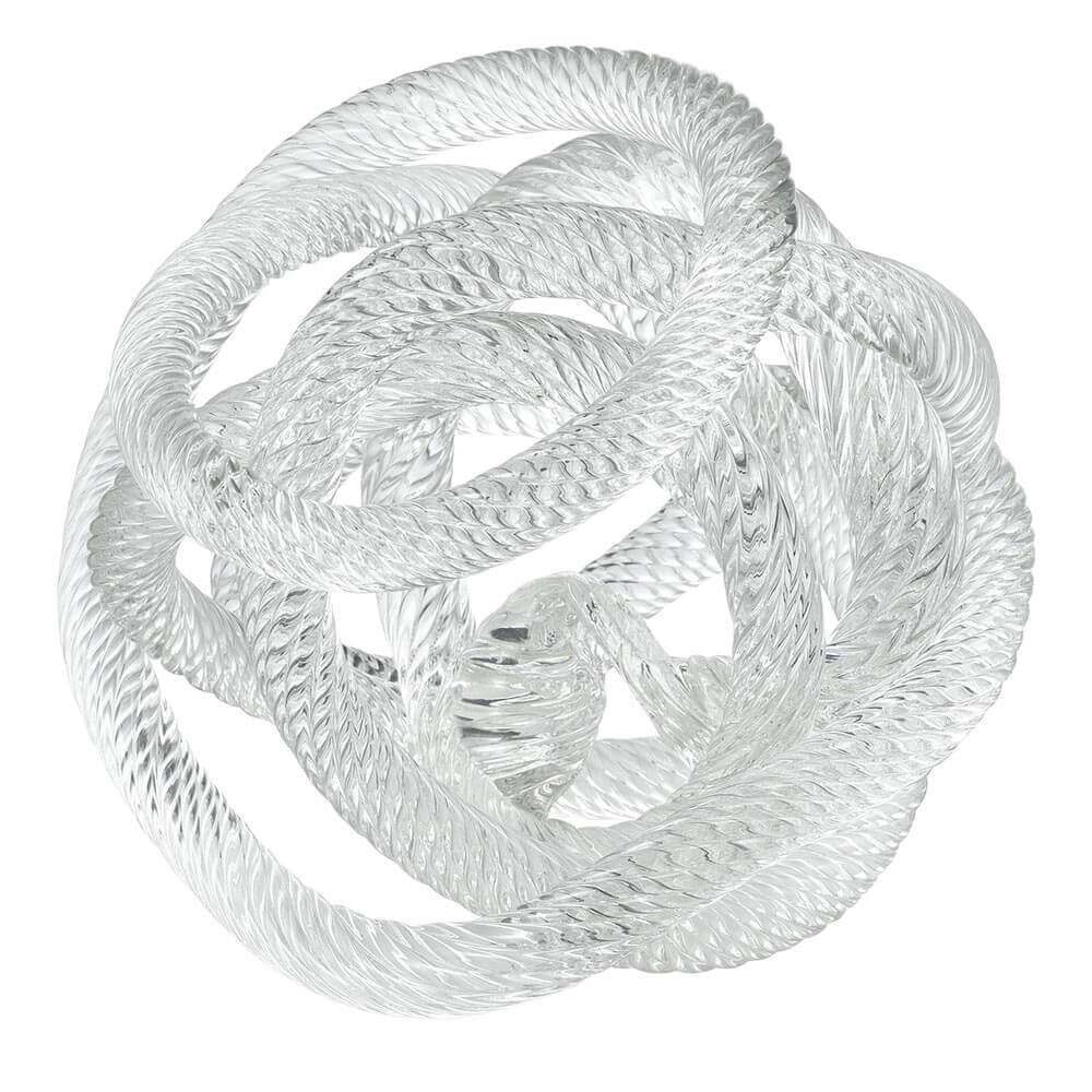 Large Knot Ornament Dominico in Glass