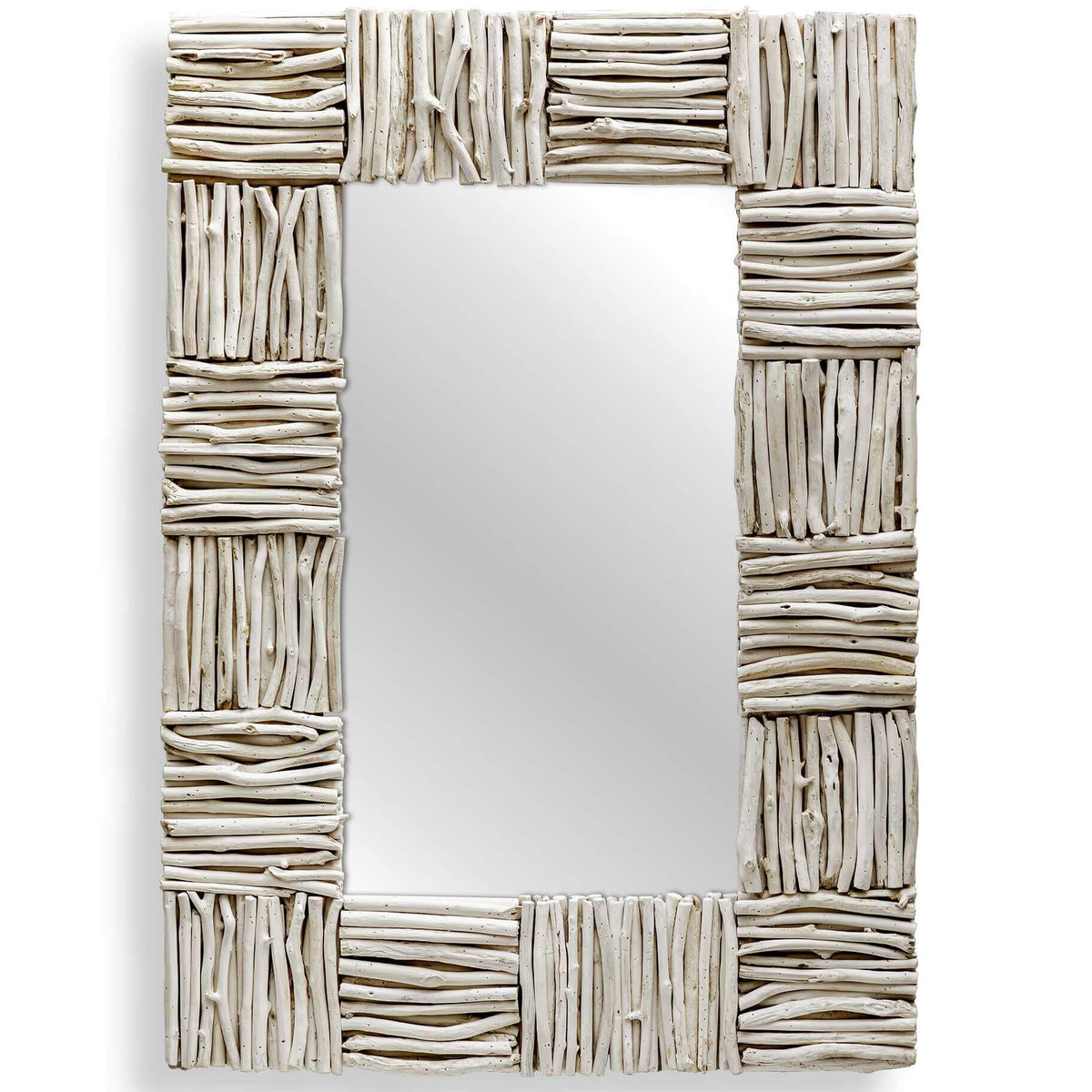 Lathey Teak Mirror