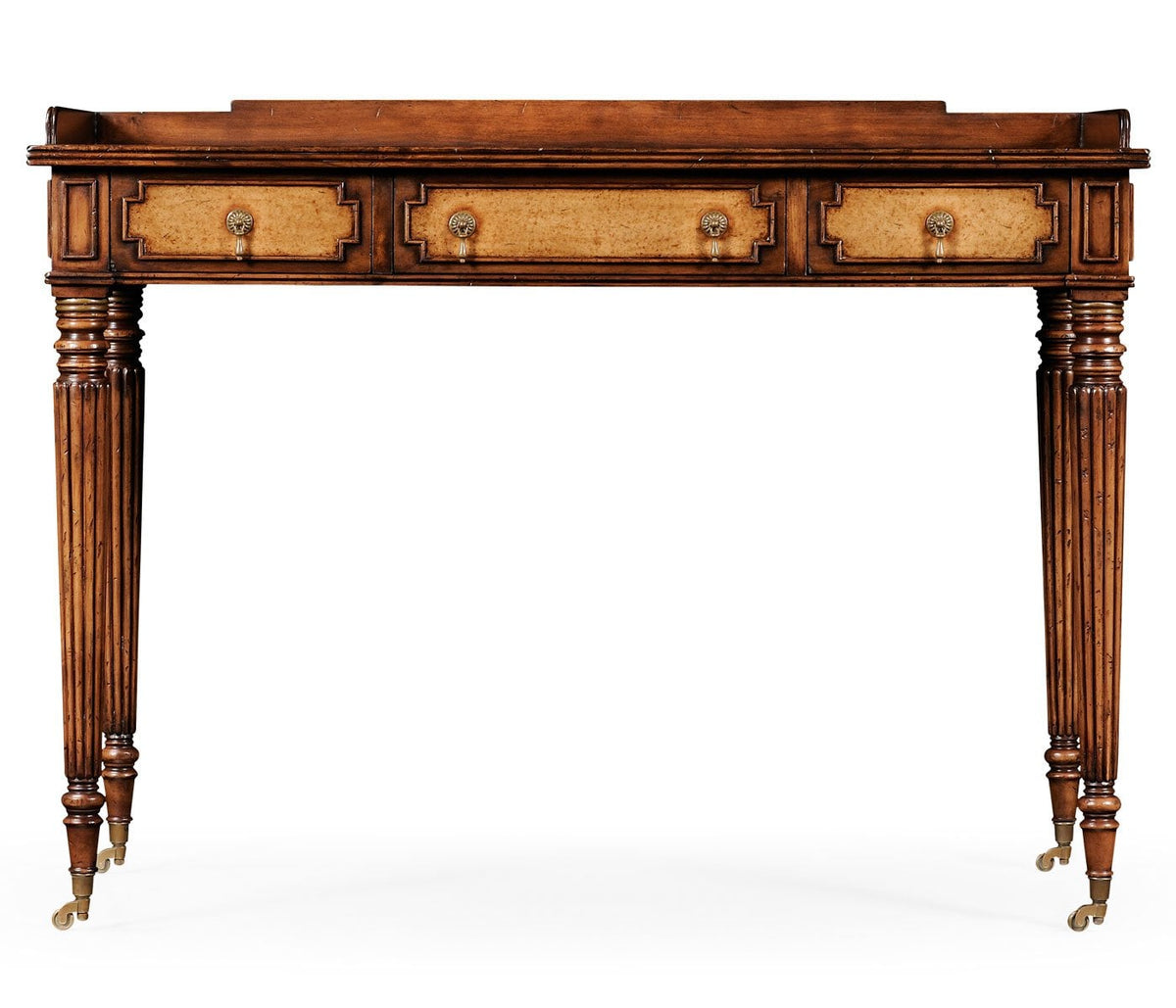 Dressing Table Monarch with Leather Inset Drawers