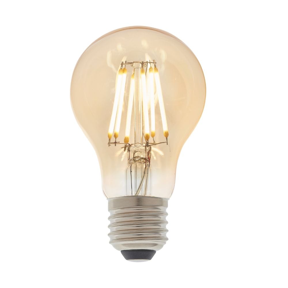 E27 LED Filament GLS Bulb Amber