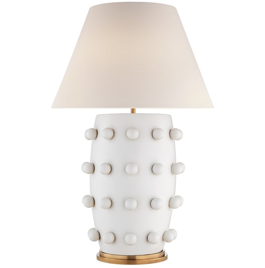Linden Table Lamp Large | Plaster White