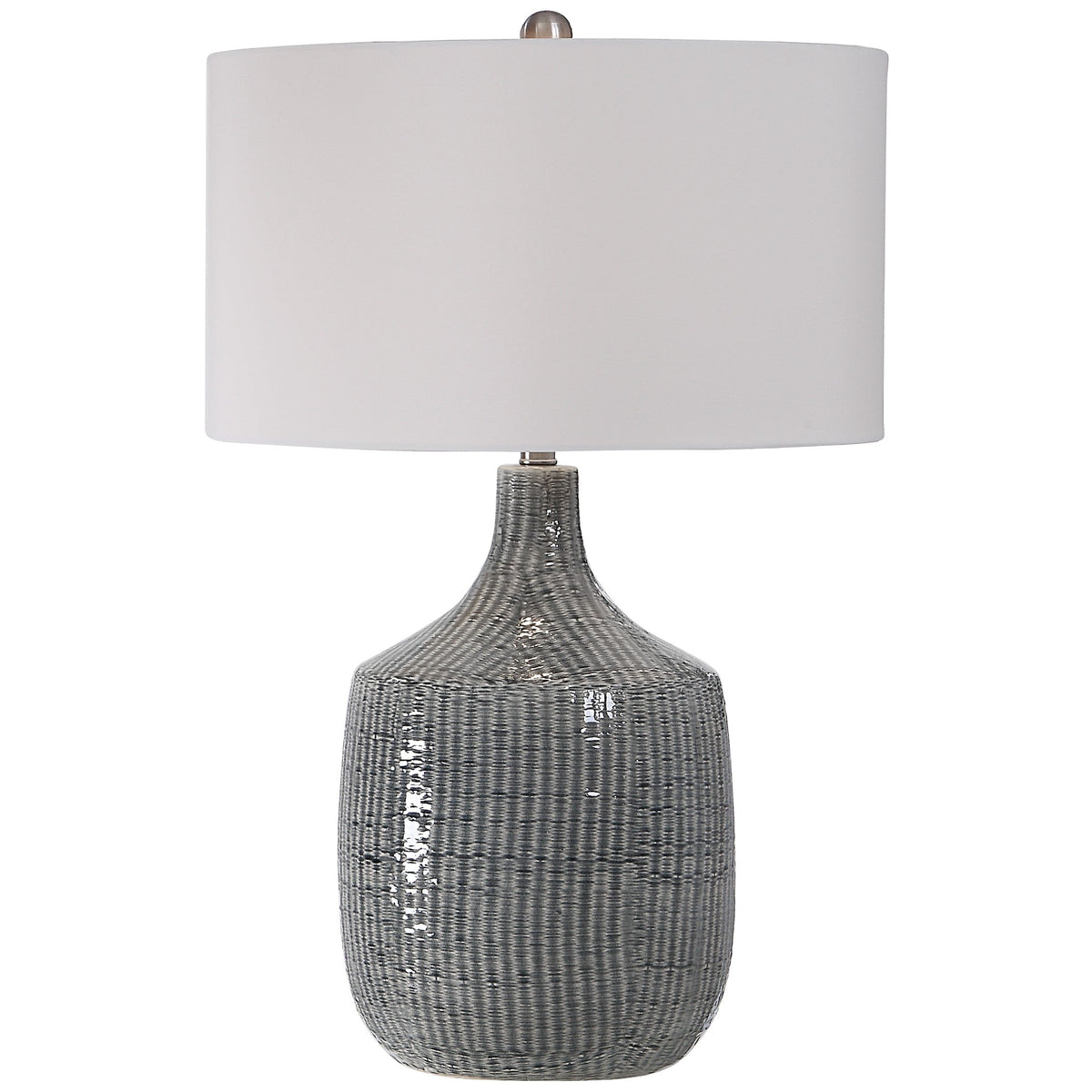  Felipe Distressed Gray Table Lamp