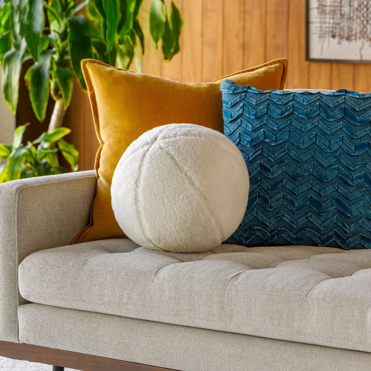 Bola Fleece Cushion - 30 x 30 cm