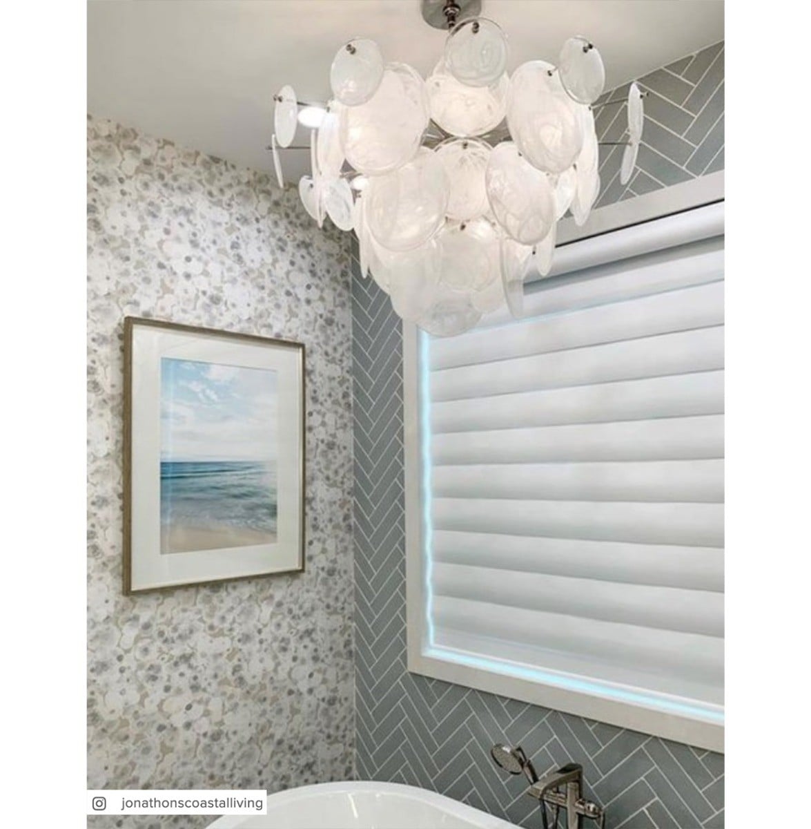 Loire Large Chandelier | Polished Nickel