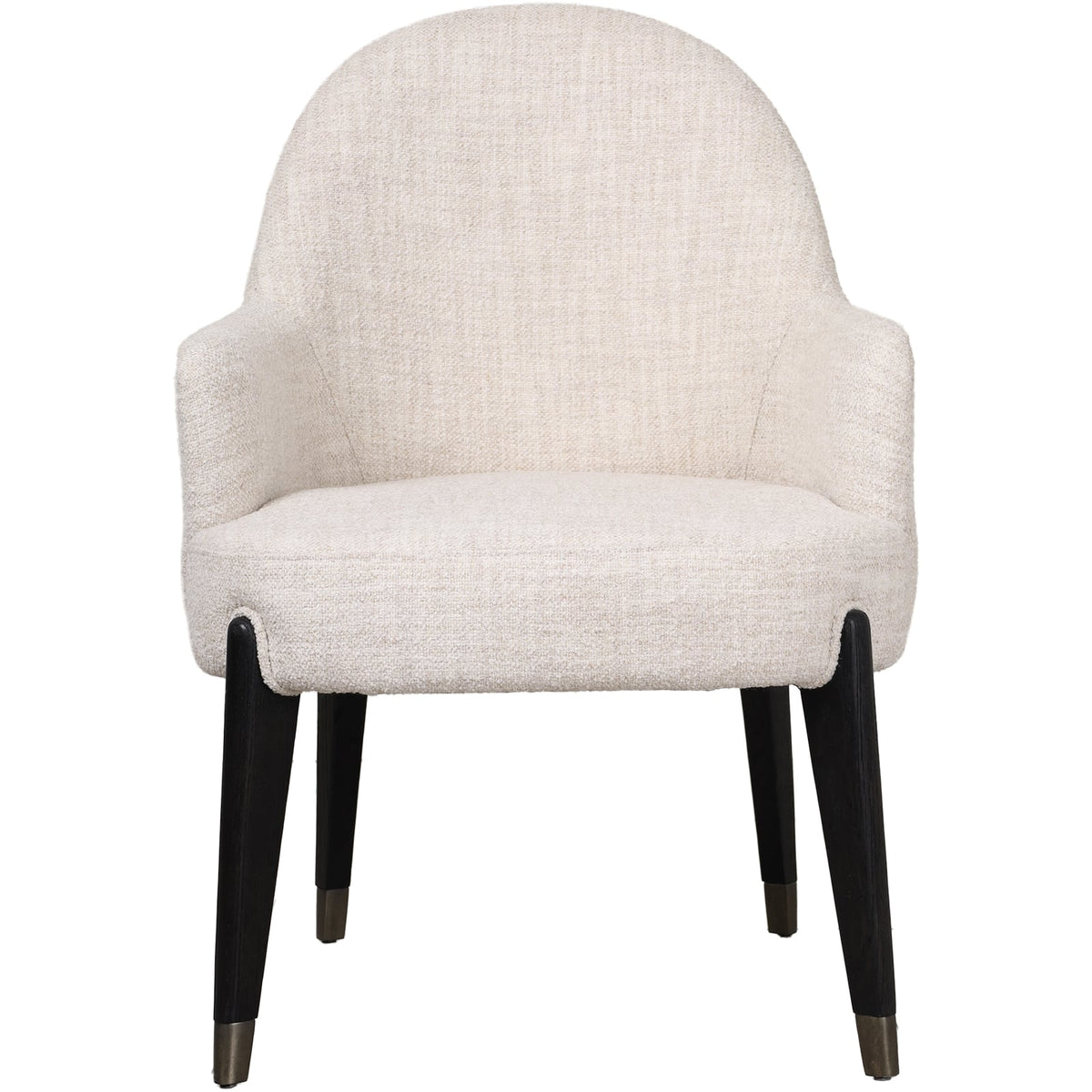 Luna Dining Arm Chair II in Dark