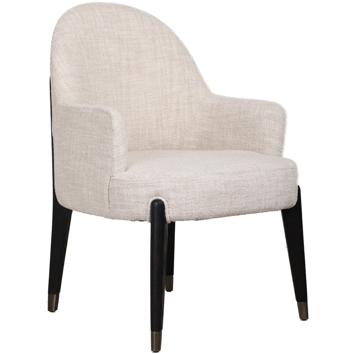Luna Dining Arm Chair II in Dark