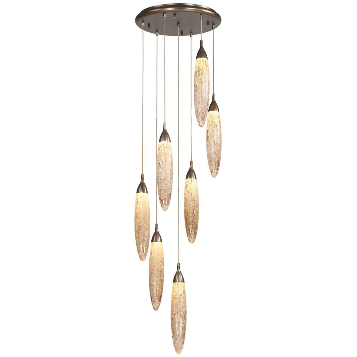 Lunar Drops 7 Light LED Pendant