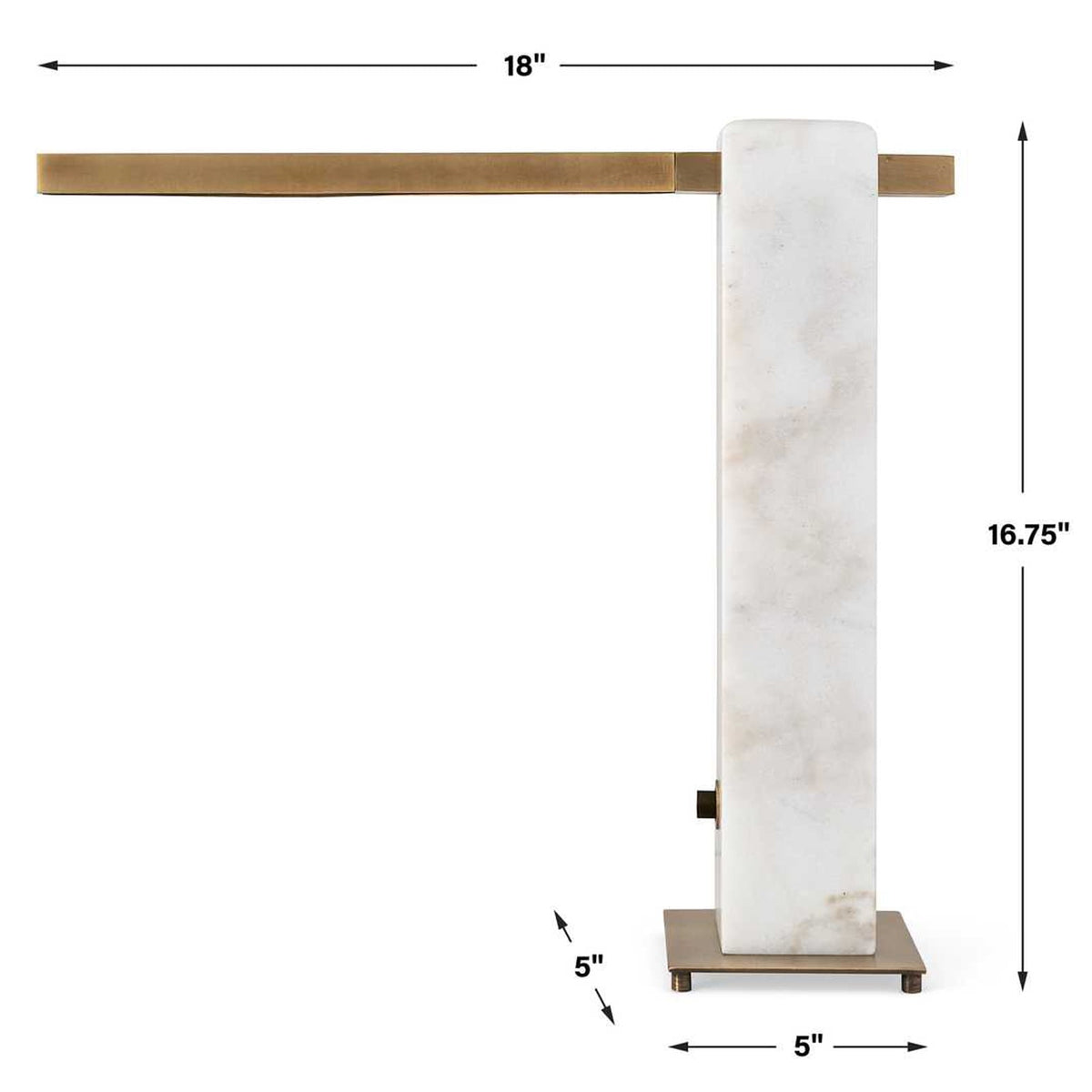 Director LED Table Lamp in Marble
