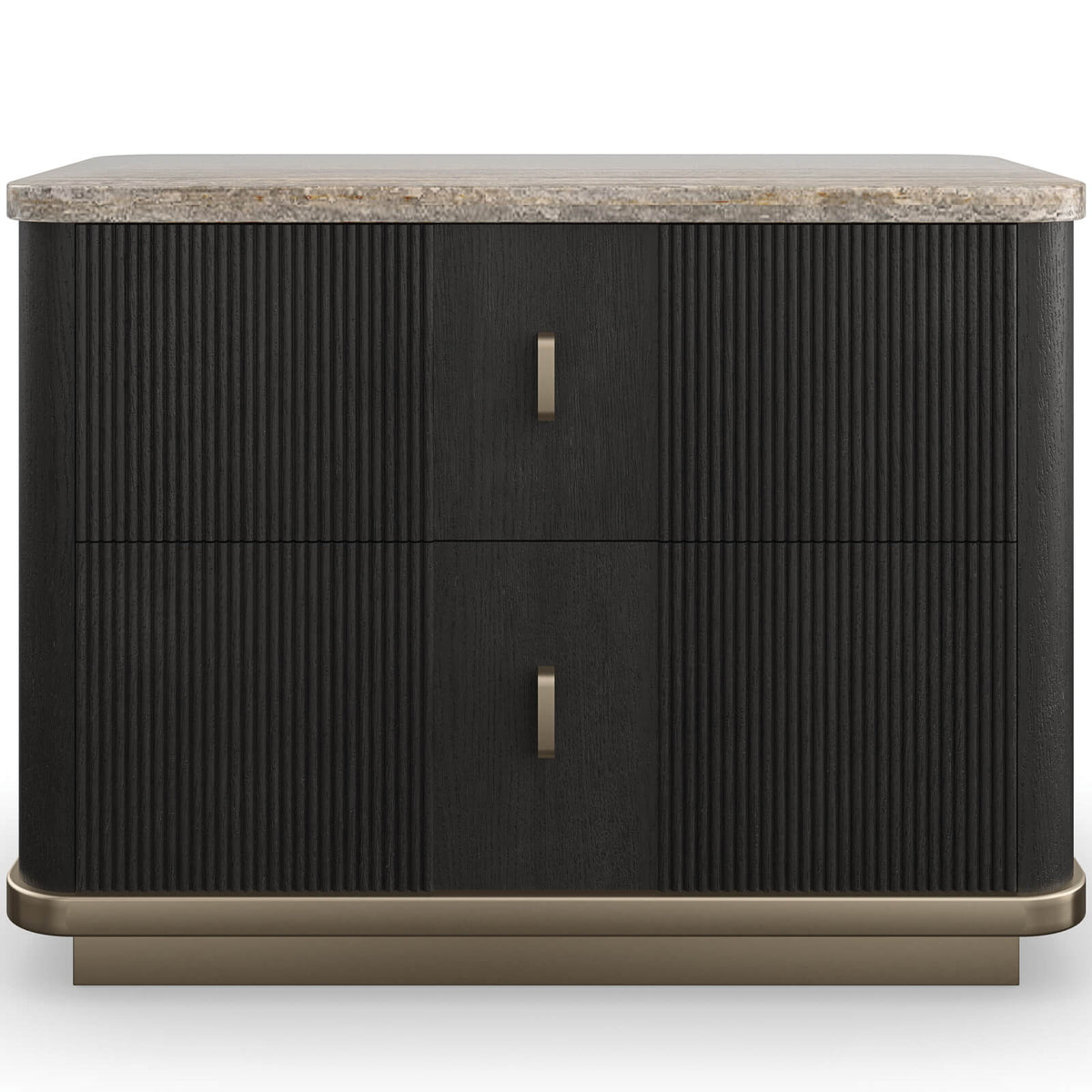 Rhythm Bedside Table in Black