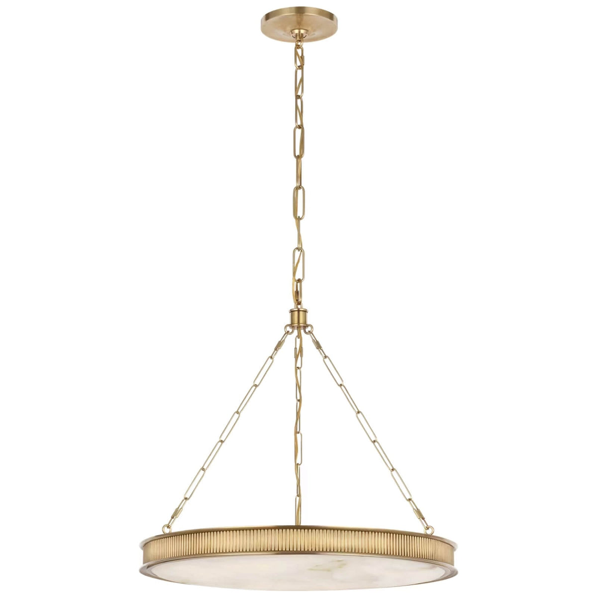 Matthew 24" Chandelier in Soft Brass
