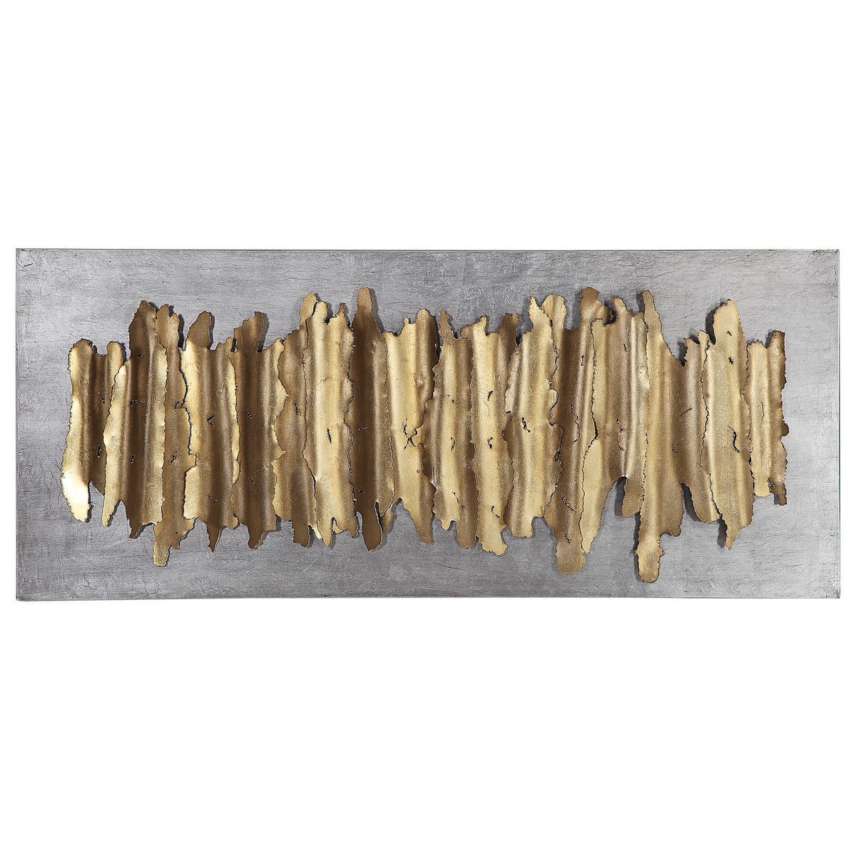  Lev Gold Metal Wall Decor