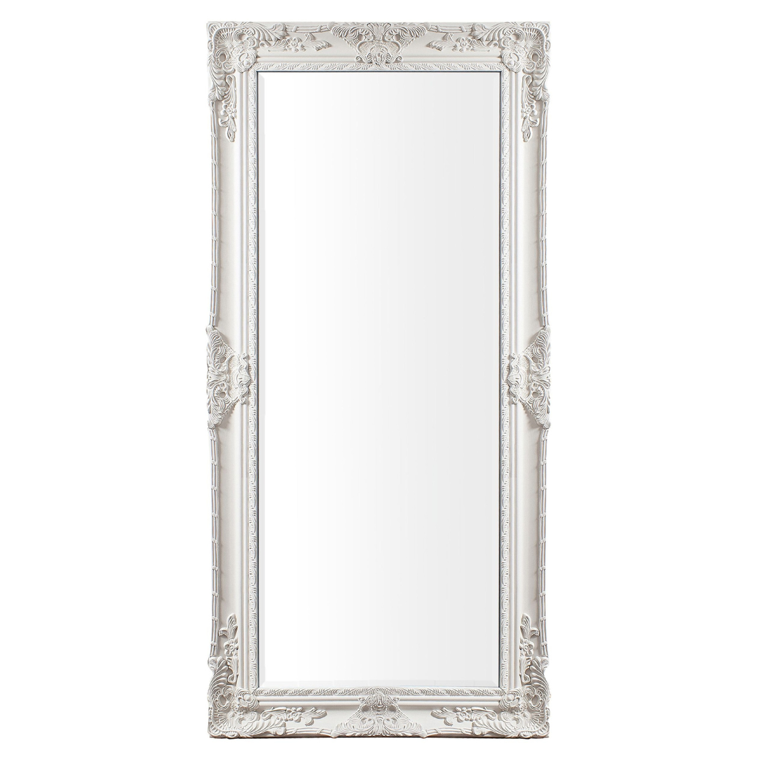 Edward Baroque Full Length Mirror in Cream