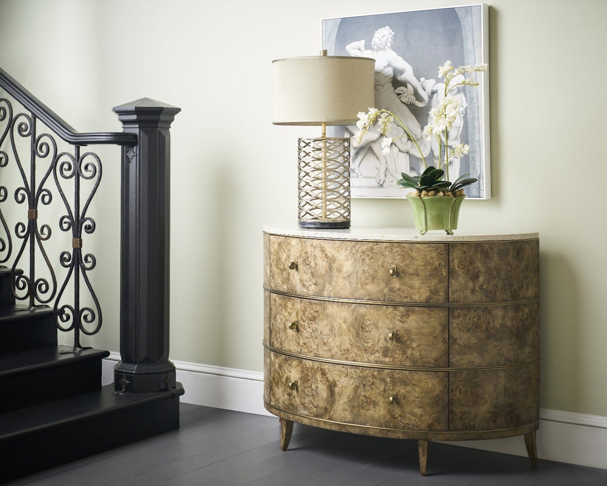 Hamilton Demilune with Marble