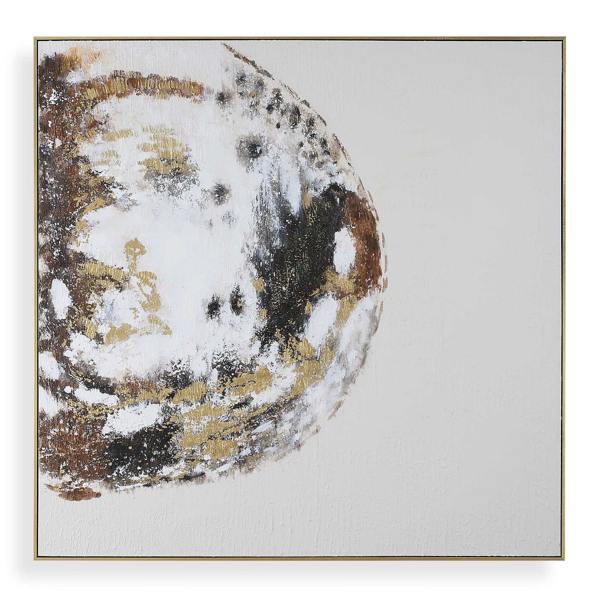 Moon Landing Hand Painted Abstract Art