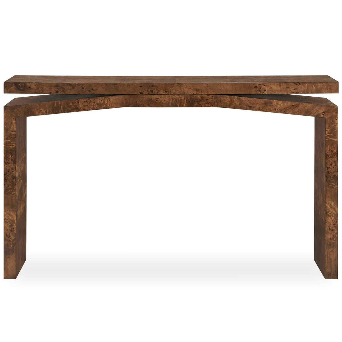 Naoko Burl Wood Console Table